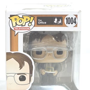 Dwight Schrute Funko Pop – Stapler in Jello Scene | The Office TV Show Collectible Figure | Funny Gift for Fans & Office Lovers