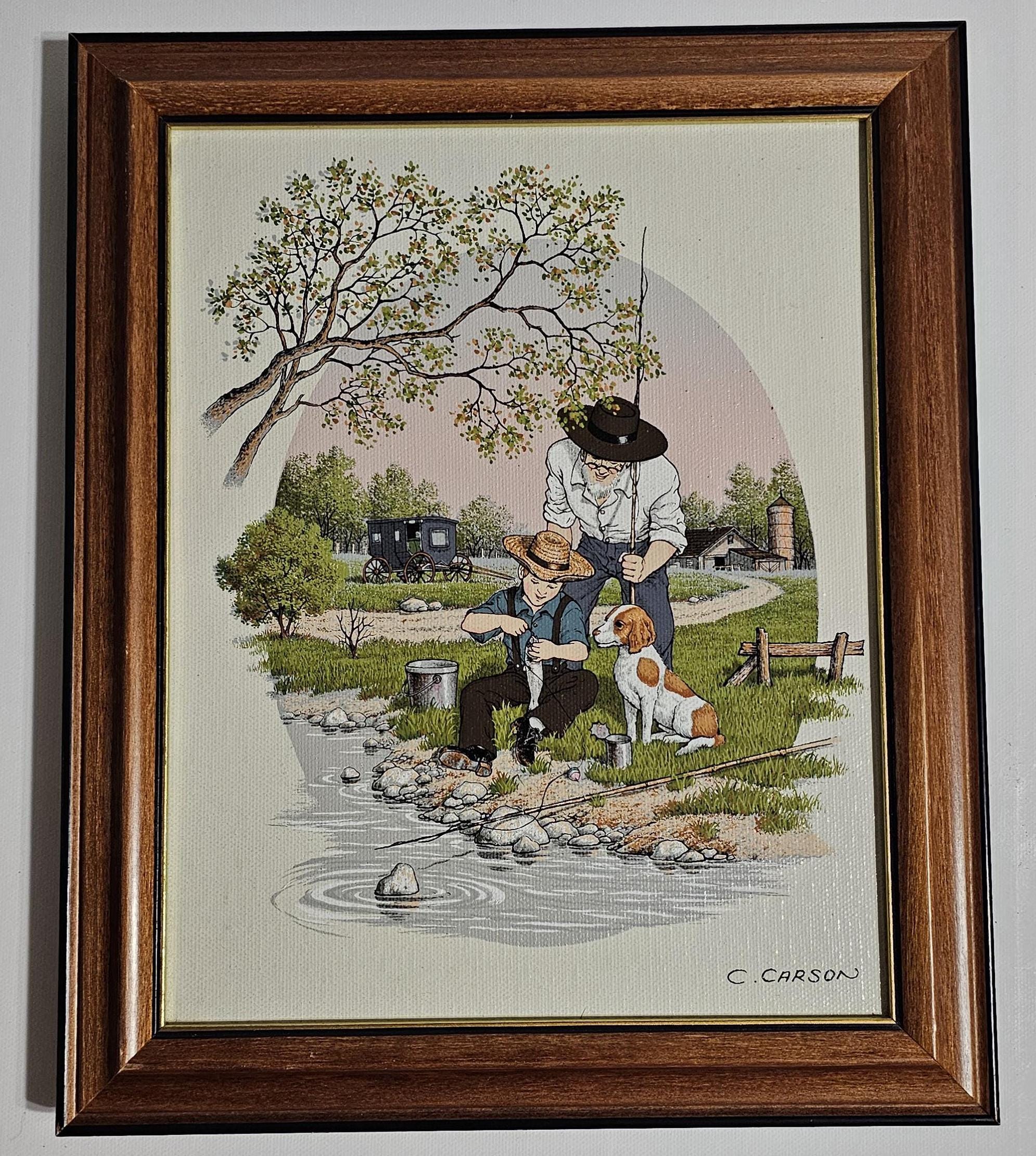 C Carson Painting - Etsy