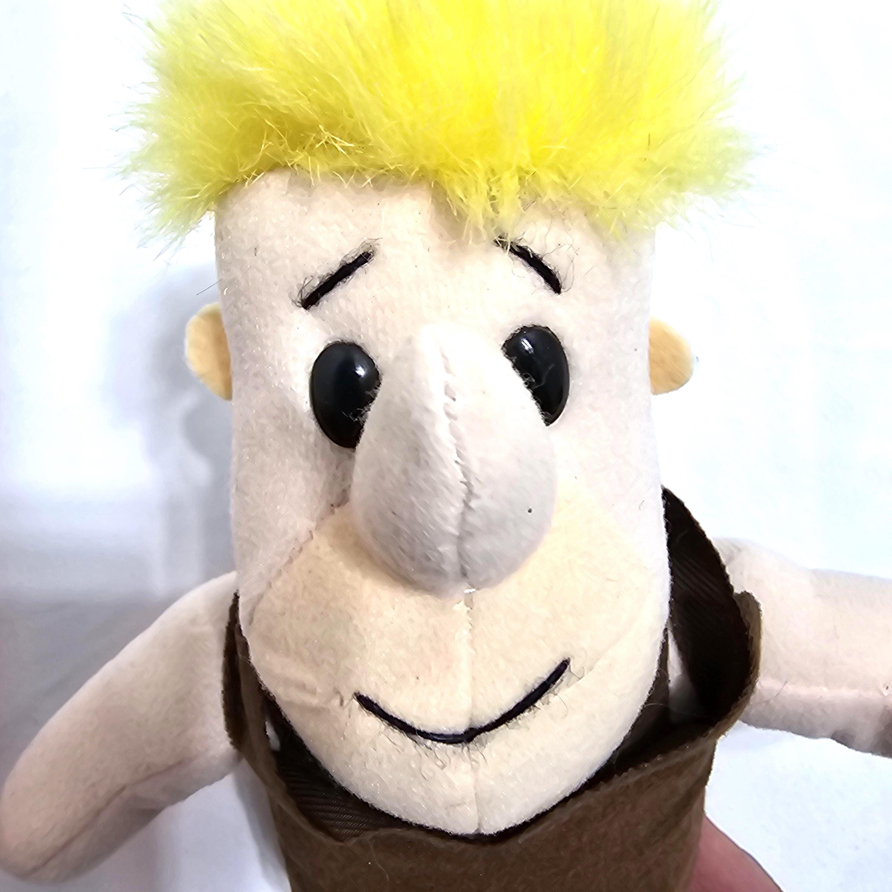 Vintage Flintstones Plush Dolls – Fred Flintstone & Barney Rubble