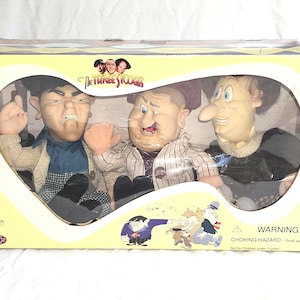 ビンテージフィギュア　 スリーストゥージズ フィギュア3体セット Three Stooges Figurines - Etsy