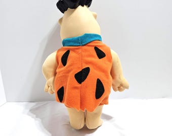Vintage Flintstones Plush Dolls – Fred Flintstone & Barney Rubble