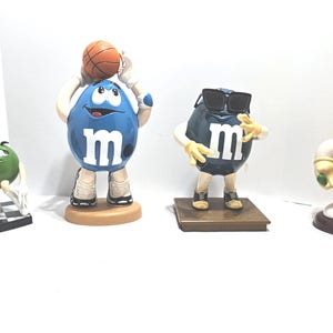 Rare M&M Collectibles Bundle – 5 Figures w/ Dispensers and Snow babies Dept 56 – Retro Decor – Buy Individually or Full Set