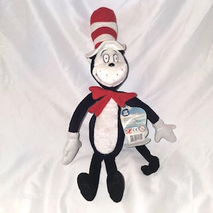 Cat in the Hat Plush with Tag – Dr. Seuss Collectible Stuffed Toy – 14” Tall