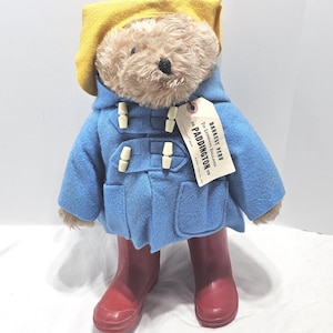 Vintage Paddington Bear Plush Doll: Eden Toys 1975, Original Tag