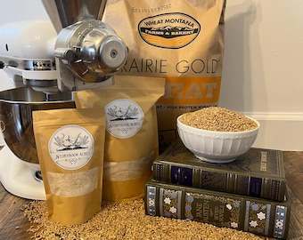 Fresh Milled HARD WHITE Flour - 100% Natural, Non-GMO, and Stone Ground