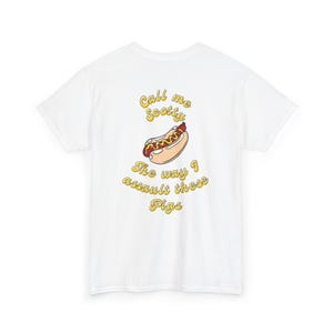 Zabawna koszulka golfowa - Unisex Heavy Cotton Tee, Golf Joke Hot Dog Tee Shirt - Męska i damska koszulka golfowa, prezent, strój golfowy, odzież golfowa, nowość