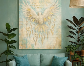 Wall Art: Bird Spirit Animal Printable Art file for digital download.