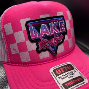 Lake Day Trucker Hat | Summer Mesh Hat | Lake Life Vibes Hat | Outdoorsy Adventure Hat | Vacation Ready Hat | Boho Lake Hat