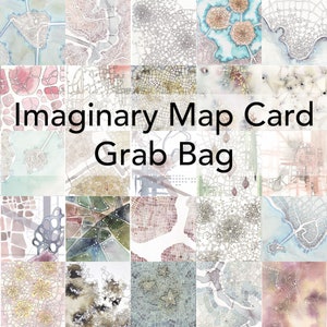 Imaginary Map Card Grab Bag -- free domestic shipping!