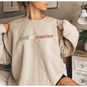 Tee-shirt couleurs confort golfe du Mexique, chemise carte rétro, cadeau de voyage vintage, t-shirt homme femme, sweat à capuche graphique cool, sweat-shirt histoire 1569