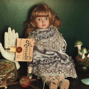 Haunted Doll Juliana Greene – Spirit Vessel with Paranormal Energy – Creepy Gothic Home Decor – Entity Profile No. 42
