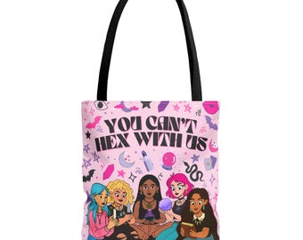 Witchy Mean Girls Tote Bag: Pastel Goth Coven Essentials