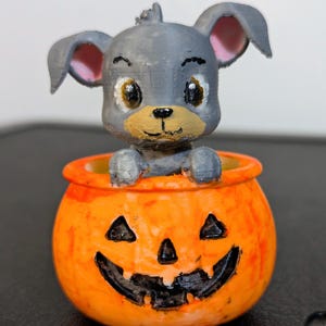 Personalised 3D Printed Halloween Puppy