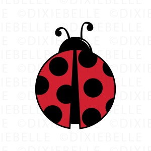 Ladybug SVG, Cricut, Silhouette, Ladybug, SVG, DXF, png, jpg, eps, Cut File, Clip art, Instant Download