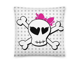 Skull Pillow - Girl