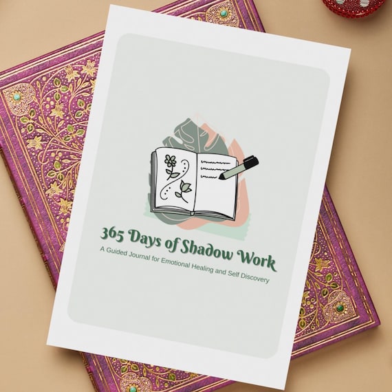365 Days of Shadow Work Guided Journal - Monthly Themed Prompts for Self-Discovery, Healing & Growth | Spiritual Workbook for Mindfulness