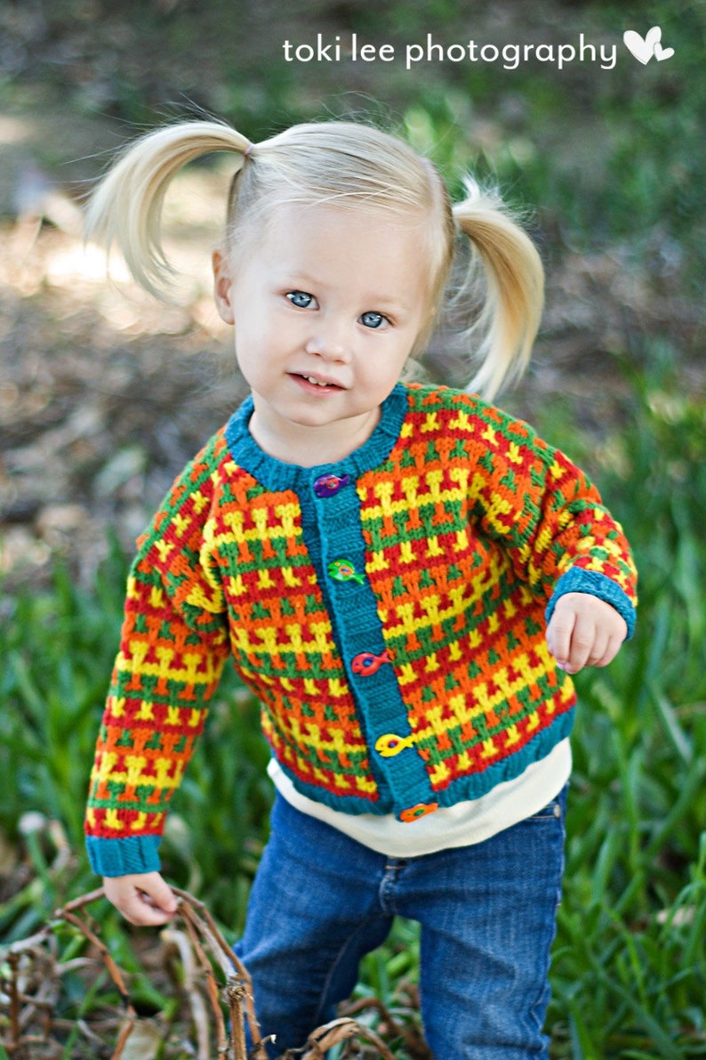 Hand Knit Baby Sweater Unisex Childrens Clothing Etsy