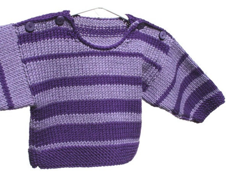 Hand Knit Baby Sweater Unisex CALVERT STREET Light and Etsy