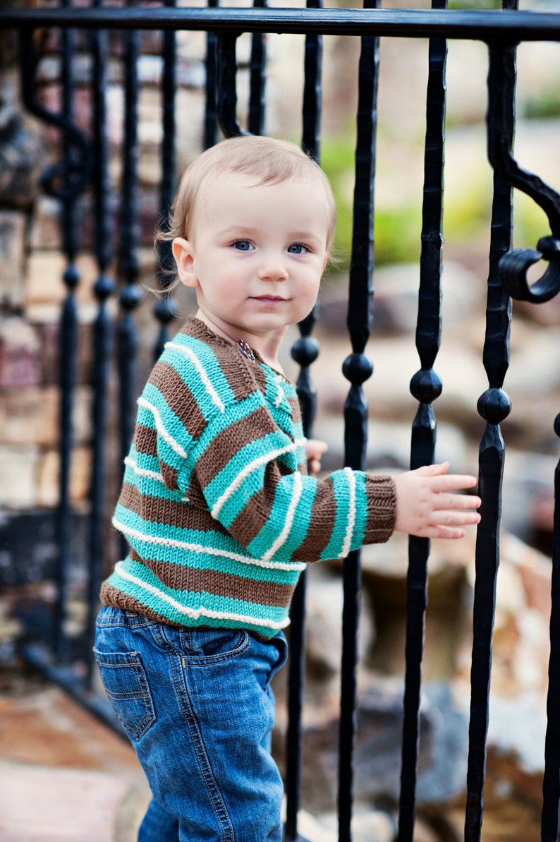 Hand Knit Baby Sweater Unisex Childrens Clothing Etsy