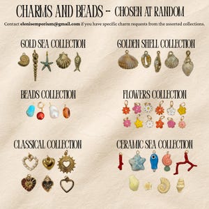 Decorative Charms for Journals | Vintage Jewellery Pendants | Delicate Gold and Silver Charms image 2