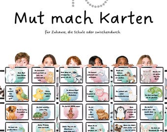 Kids Affirmation Cards: 40 Printable Encouragement Cards (Digital Download)