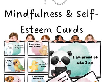 Confidence Cards for Kids | 40 Printable Affirmations (PDF)