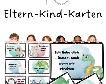 40 Eltern-Kind-Karten zum Ausdrucken | Gesprächsimpulse & Reflexion | Familienzeit als PDF