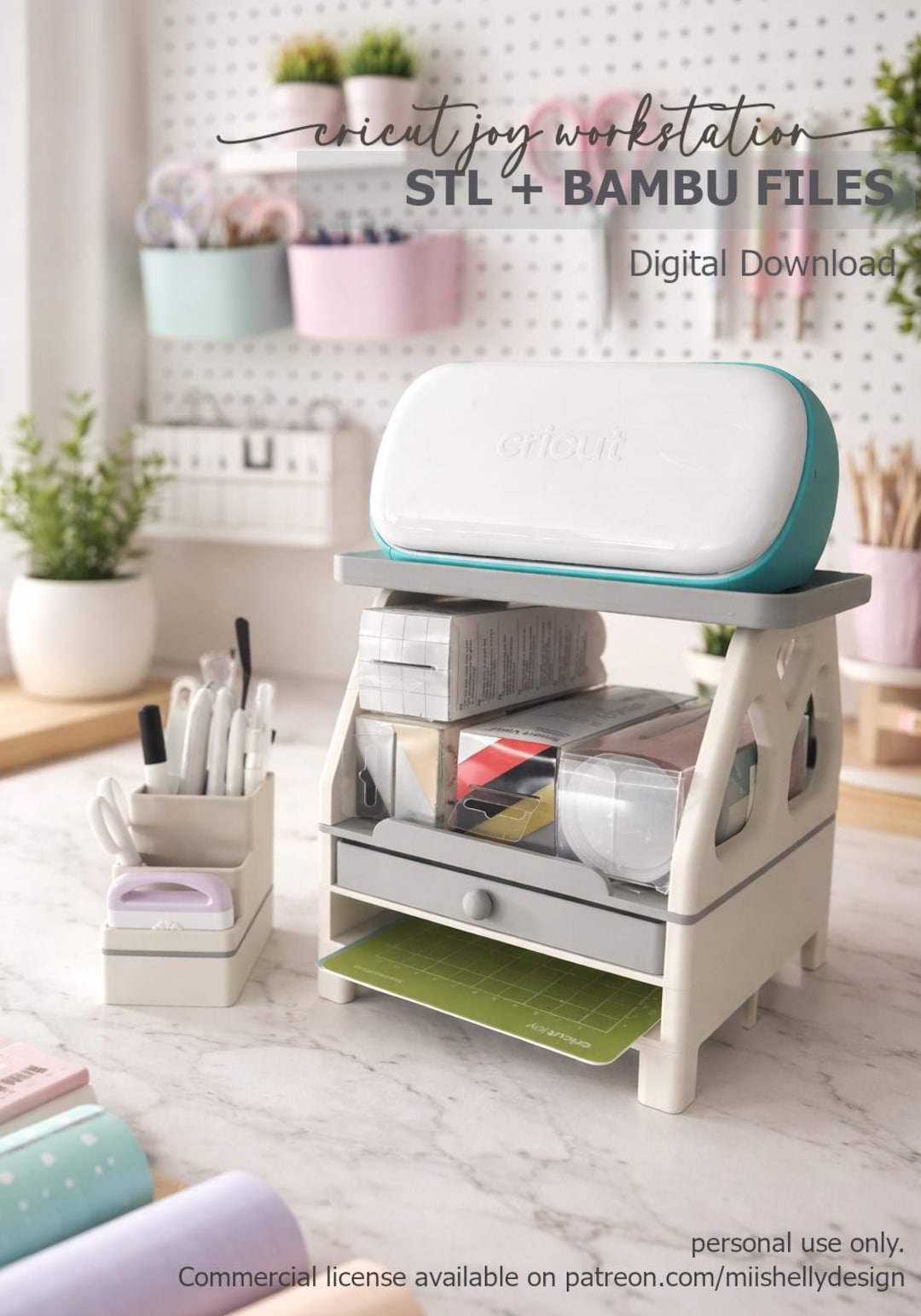 Cricut Joy Workstation With Tool Holder: 3D Print Files STL +