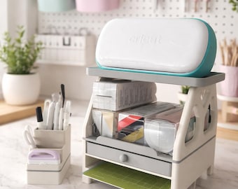 Estación de trabajo Cricut Joy con portaherramientas: Archivos de impresión 3D STL + Bambú (descarga digital)