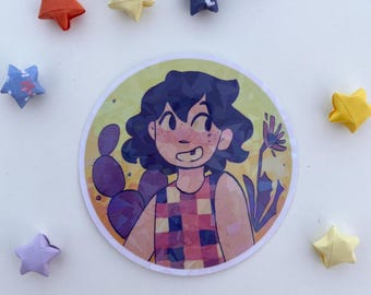 Holographic Headspace Kel Vinyl Sticker