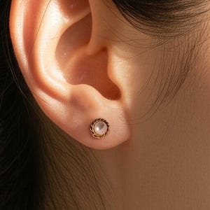 Classic Pearl Stud Earrings Elegant Jewelry Gift For Her Timeless Pearl Design Stylish Stud Earrings For Women