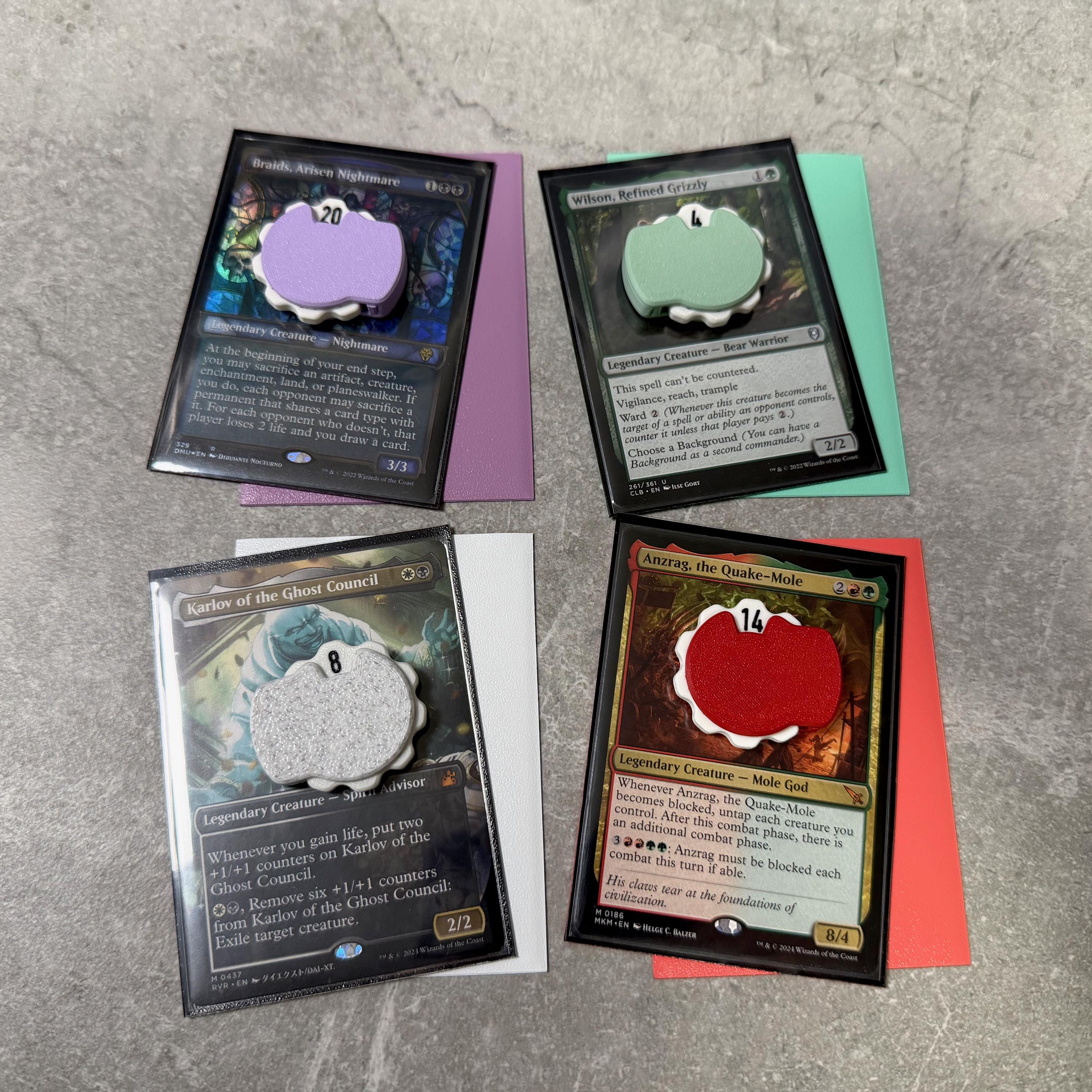 MTG Life Counters Spinner (spring-loaded): +1/+1 Tracker 1-20 - Etsy