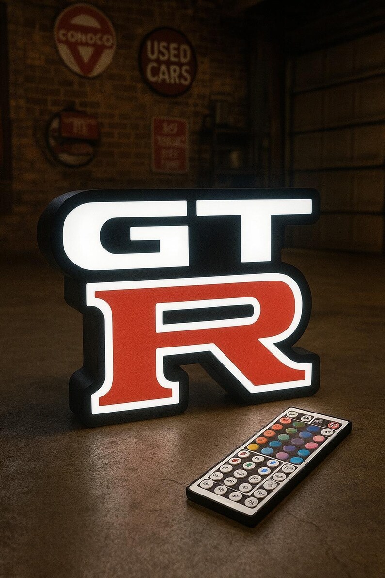 Supercar LED Light Sign – Racing Car Inspired Wall Decor | Handmade ...