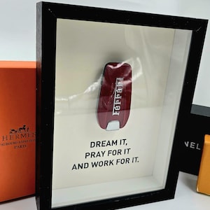 Ferrari key supercar motivation Wall art Decoration Gift idea Framed