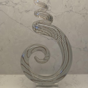 Murano Swirl Art Glass Abstract Sculpture
