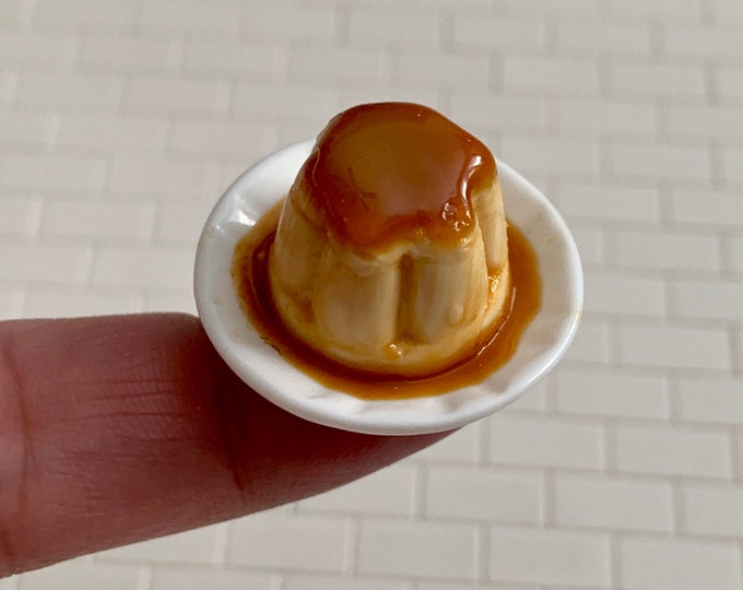 Leche Flan With Syrup Miniature Etsy