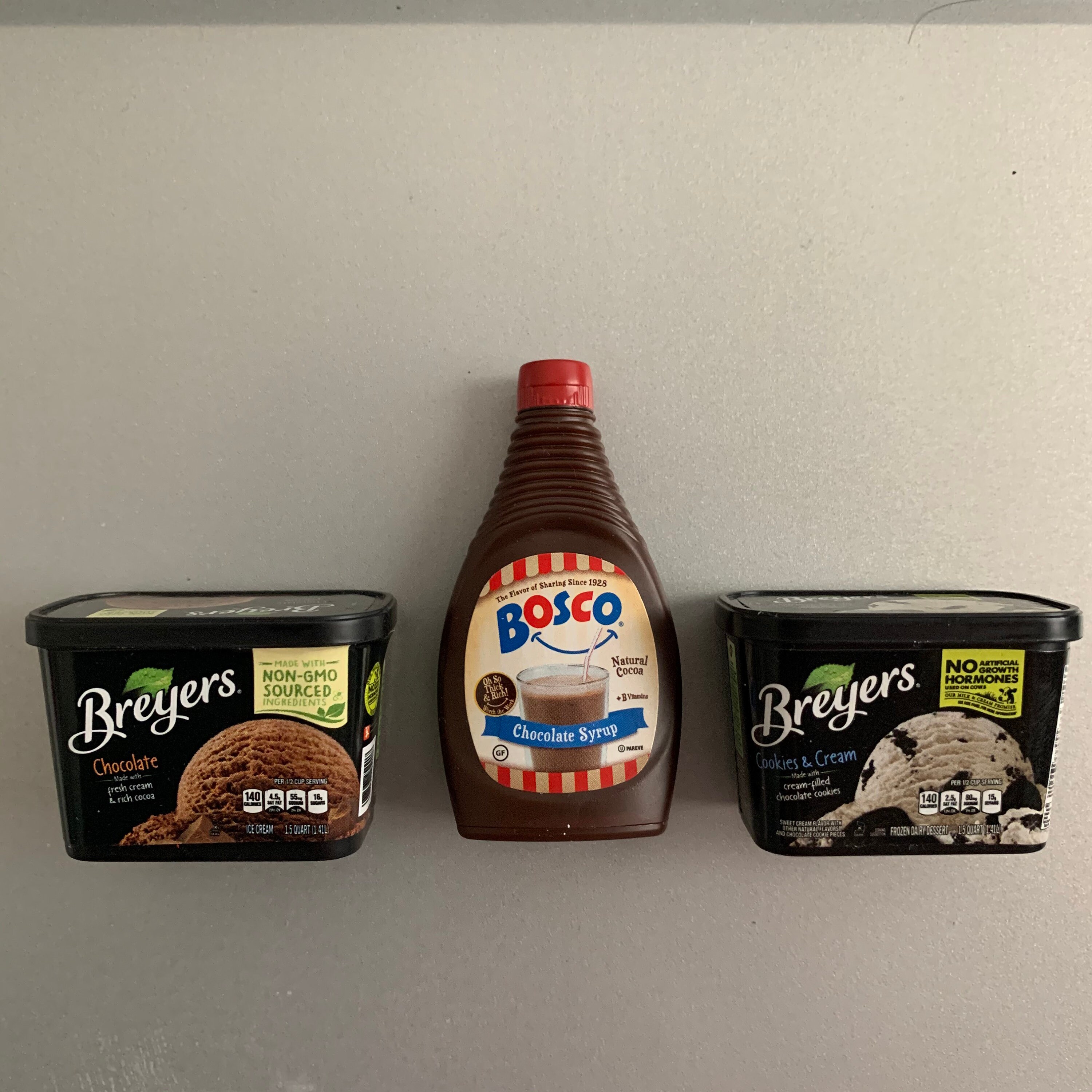 Set of 2 Breyers Ice Cream & Bosco Dulce de Leche Syrup Etsy