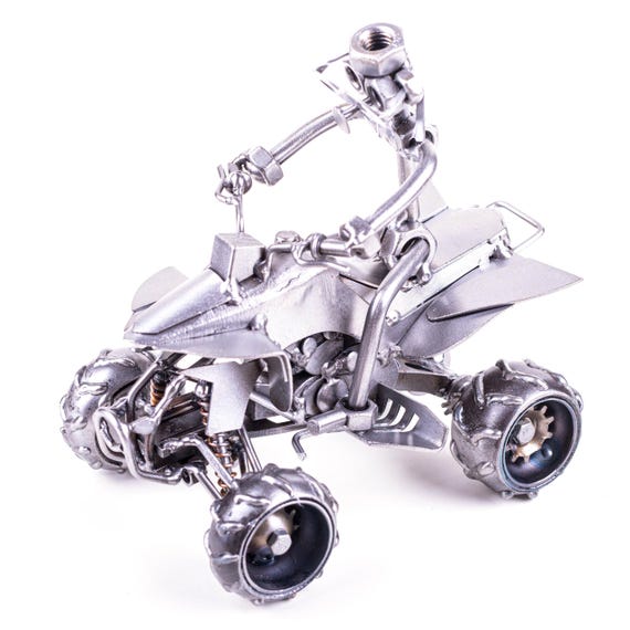 Handmade Quad Motorbike Figurine Gift for Motorcycle Lovers