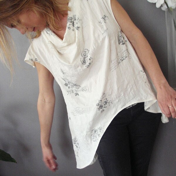 Ivory Herbarium Smooth Curve Tunic