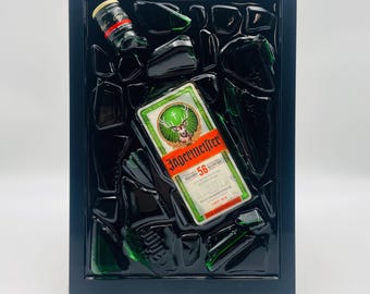 Jägermeister Broken Bottle Art Epoxy Resin