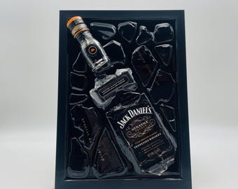 Jack Daniels Frank Sinatra Arte de la botella rota