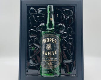 Proper Twelve Broken Bottle Art Epoxy Wall Decor