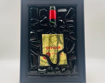 Petrus Broken Bottle Art Epoxy Resin Wall Decor