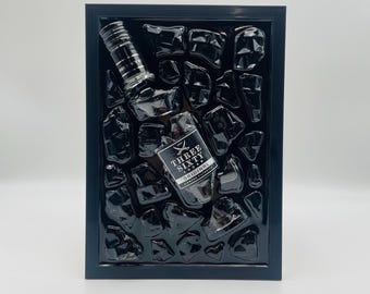 Three Sixty Vodka Broken Bottle Art