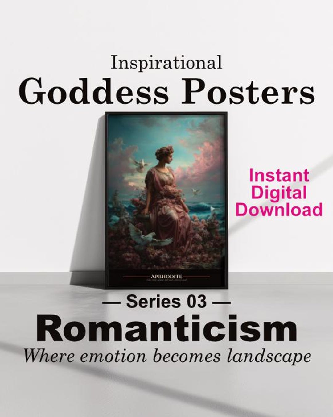 Aphrodite Romanticism Portrait – Greek Goddess of Love & Beauty ...