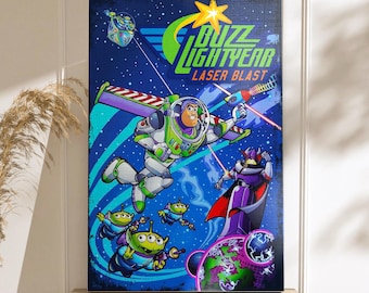 バズ・ライトイヤーのアストロブラスター - ディズニーランドプリント