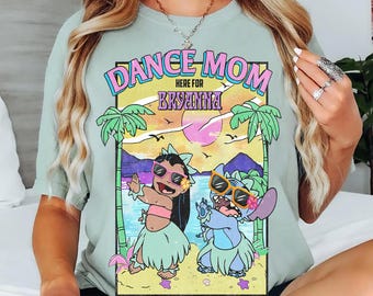 Aangepaste T-shirt Lilo And Stitch Aloha Hawaii Come Visit The Islands, shirt dansen lilo Stitch, Ohana Means Family-T-shirt, bijpassende Disney-T-shirt