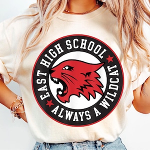 Disney High School Musical Wildcats T-shirt, East High School Always A Wildcat Tee, Disney Channel Musical Shirt, Disneyland Family Trip