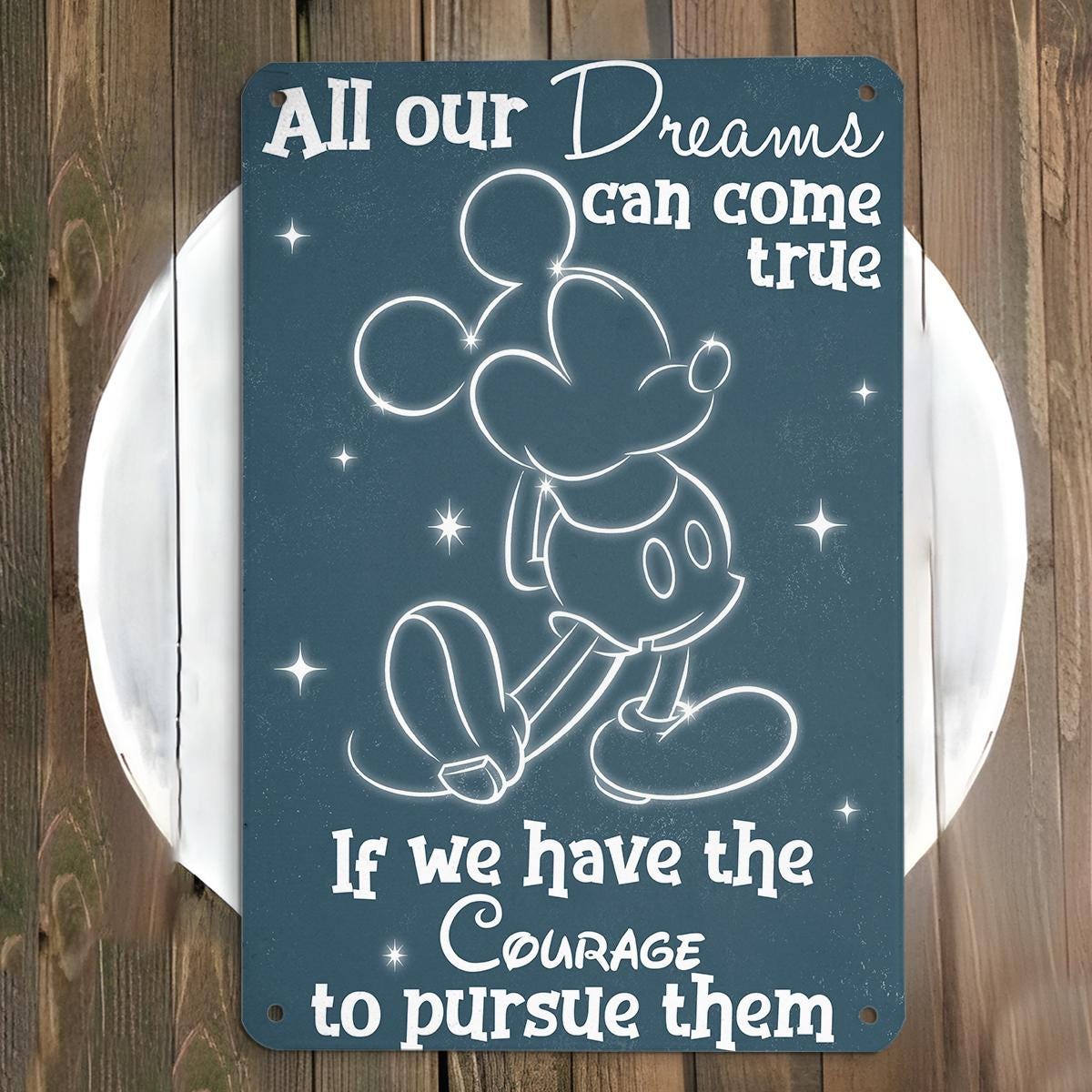 Discover Disney Teacher Mickey Poster, Teacher Appreciation Canvas Wall Art, Classroom Motivation and Decor