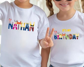 Custom Name Disney Zootopia All Characters Shirt, Clawhauser Bogo Gazelle Nick Wilde Judy Hopps It S My Birthday Tee, Birthday Matching Gift